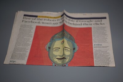 The Daily Telegraph Zeitungsartikel Google Robots A.I. 20. Januar 2020