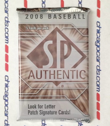 2008 Upper Deck SP Authentic HOBBY Pack (Kershaw RC Jeter Griffey AUTO Jersey)? - Picture 1 of 13