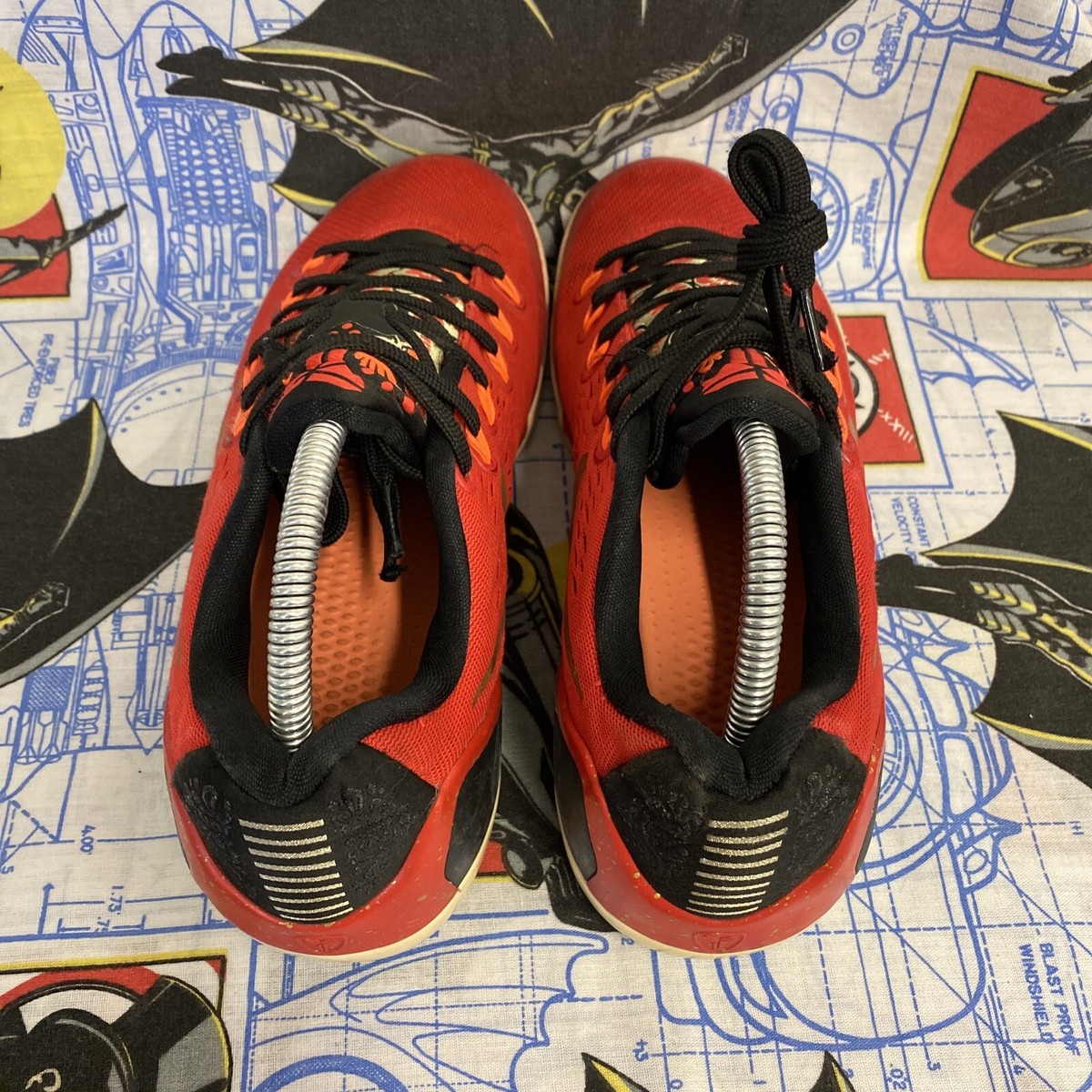カモミページ Nike Kobe 9 XI China Pack Red Metallic Gold 715147 XDR