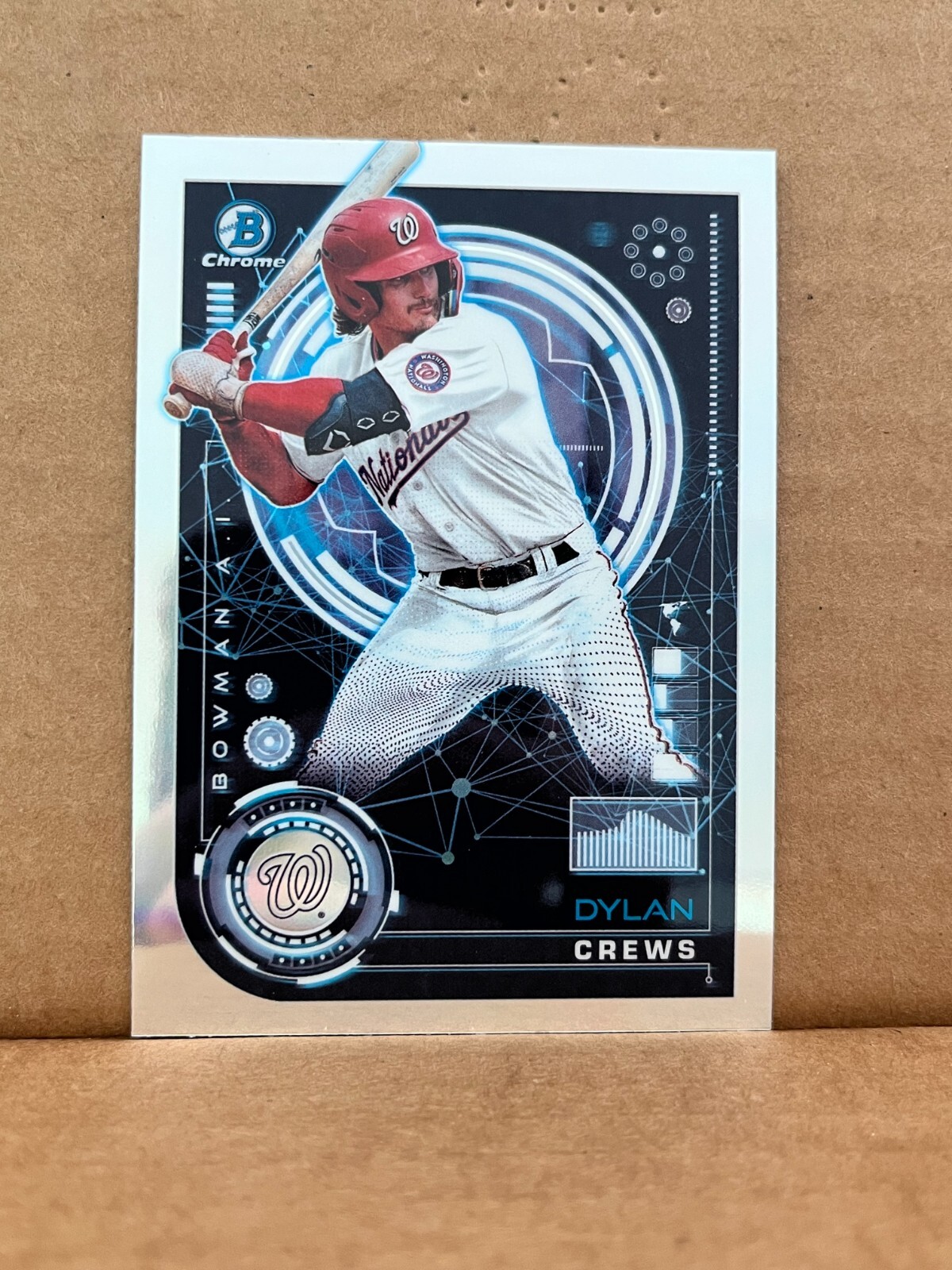 Dylan Crews 2024 Bowman Chrome AI Insert BAI-13