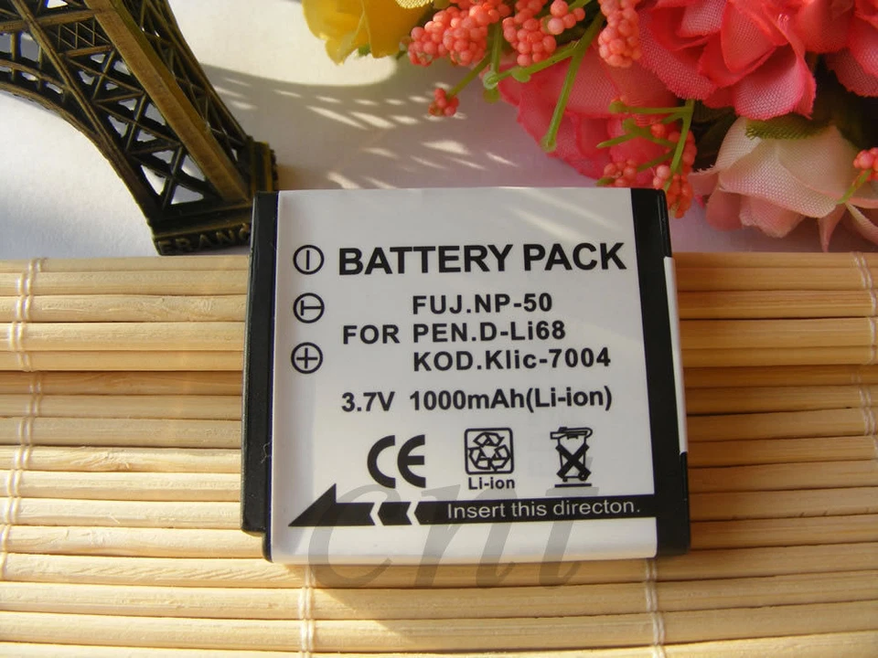 Bateria NP-50 FNP50 para Fujifilm FinePix X20 XF1 XP100 XP110 XP150 XP160 XP170 - Imagem 3 de 4