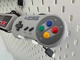 Universal Gaming Controller Hooks for SNES NES Nintendo PlayStation Xbox Wired