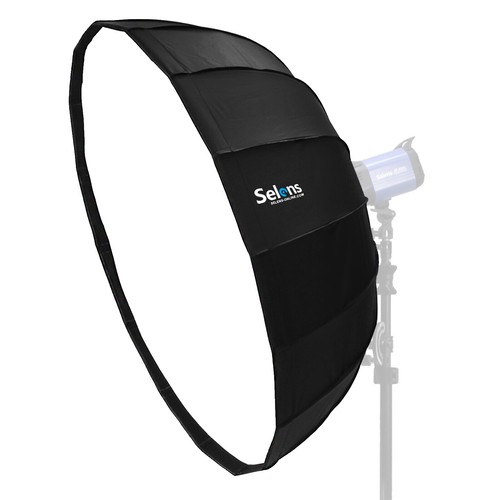 Diffusore Softbox Esagonale Selens Per Ombrello Parabolico U51-R – 130 Cm (51'') – Bianco Soft