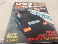 Feb 1979 Motor Manual Magazine FERRARI ROVER SD1 Corolla CS Panther Lima