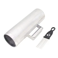 Stainless Steel Guiro 12" * 4" Percussion Instrument Musical Training Tool wi...