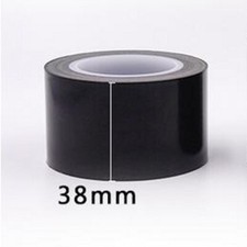 Black 0.18mm Thick 38mm Width Heat Resistant Tape High Temperature Adhesive Tape