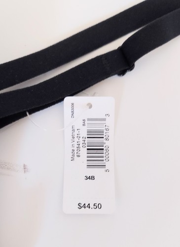 Gap Body 34B Bra Black Favorite T Shirt Underwire Back Closure NWT - Picture 2 of 6