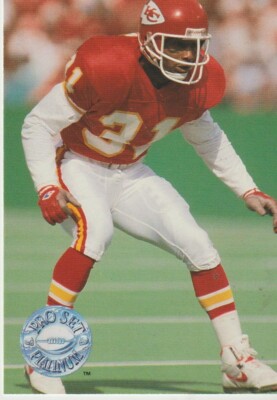 Pro Set Platinum 1991 NFL Card Kansas City Chiefs #206 Kevin Ross
