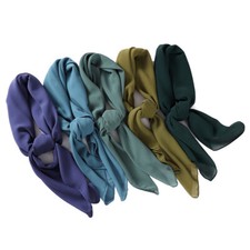 90cm Square Scarf Solid Color Chiffon Head Scarf Women Headscarves Muslim Hijab