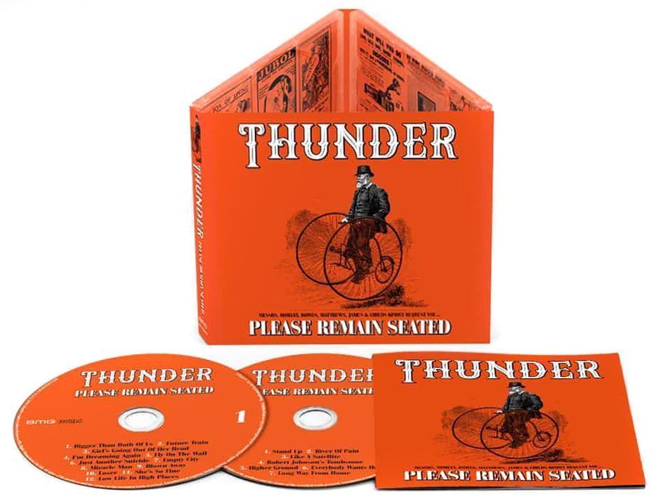 Thunder Please Remain Seated Double CD New Sealed