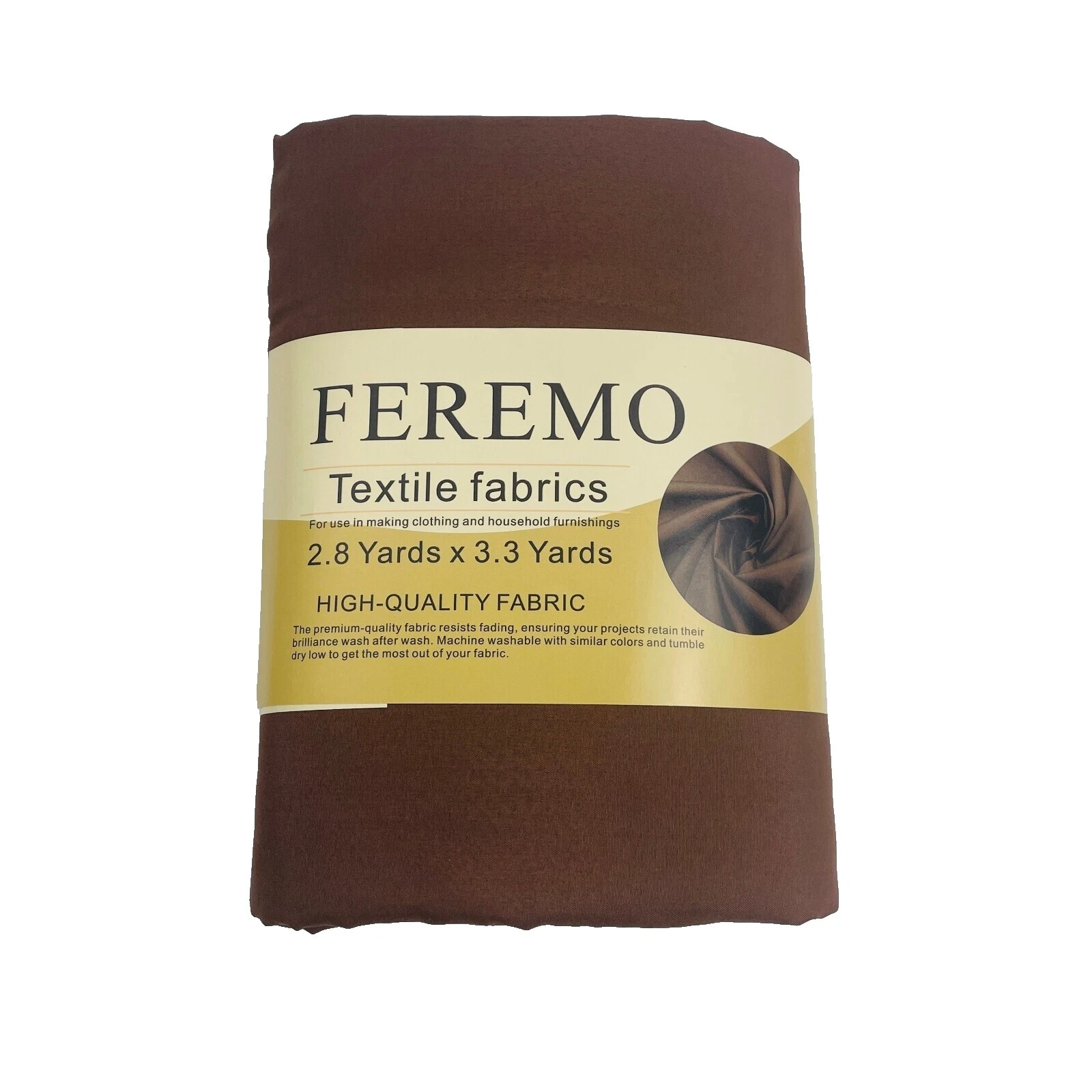 Tecidos de artesanato marrom sólido/Simples