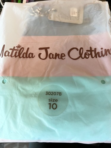 Matilda Jane size 10 Fun and Games Leggings Purple Striped Wonderment Fall 2020 - Picture 2 of 2