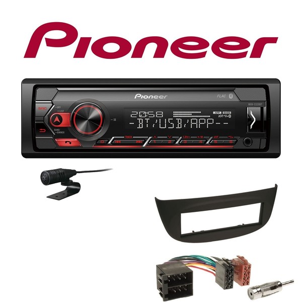 Pioneer 1-DIN Bluetooth Autoradio Android Usb FüR Renault Wind Schwarz-image