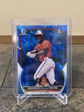 2023 Bowman Chrome Sapphire Anderson De Los Santos #BCP-207 1st Bowman Orioles
