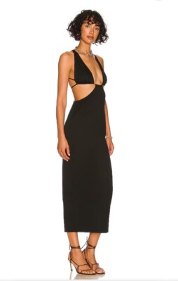 WeWoreWhat Cowl Back Maxi Dress Black L NWOT $168 | eBay WeWoreWhat Cowl Back Maxi Dress Black L NWOT $168 | eBay