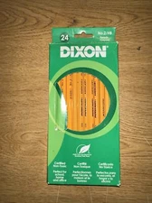 Dixon #2 HB Real Wood Pencils 24 Count Yellow 12024 