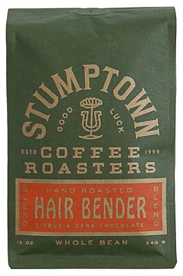 Stumptown Hair Bender Whole Bean Coffee 12 Ounce Sweet Citrus Chocolate Blend