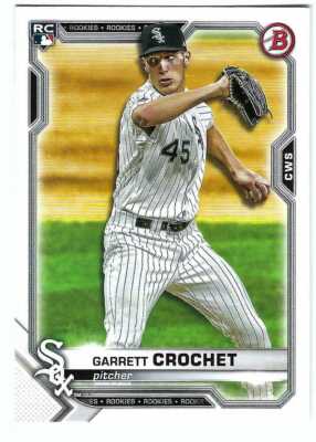 Garrett Crochet Chicago White Sox Rookie 2021 Topps Bowman #47