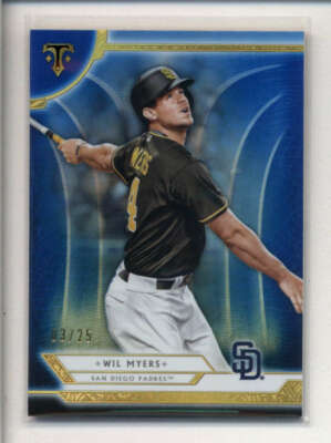 WIL MYERS 2018 TRIPLE THREADS #38 SAPPHIRE PARALLEL #03/25 AK5060