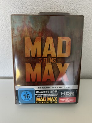 MAD MAX # 5-Film Collector's Edition*Benzinkanister* 4K Ultra HD BLURAY/NEU+OVP!