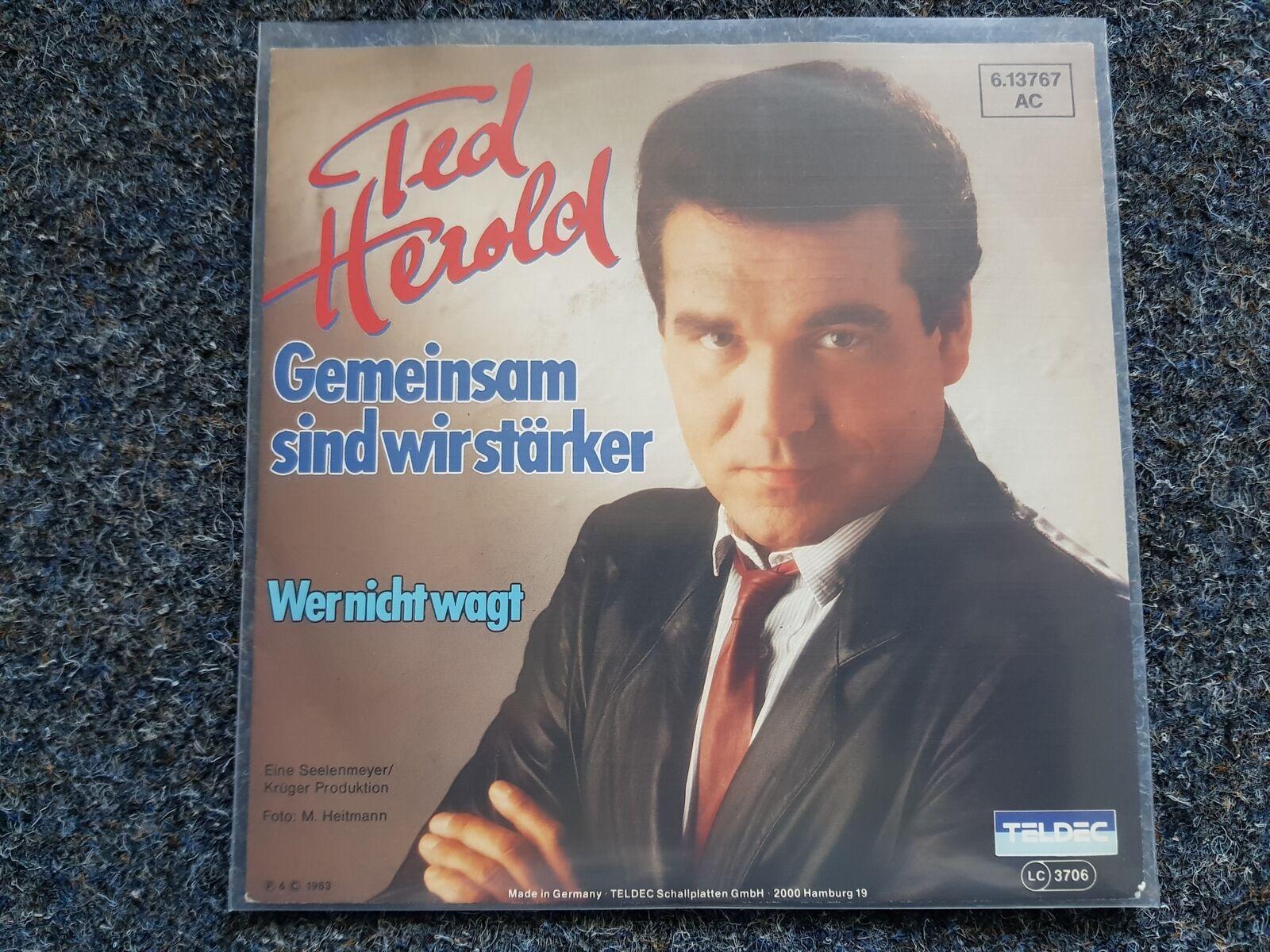 7"" Single Vinyl Ted Herold - Gemeinsam sind wir stärker