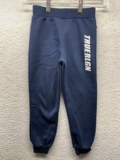 True Religion Joggers Youth Boys 4T Blue Sweatpants Fleece Active