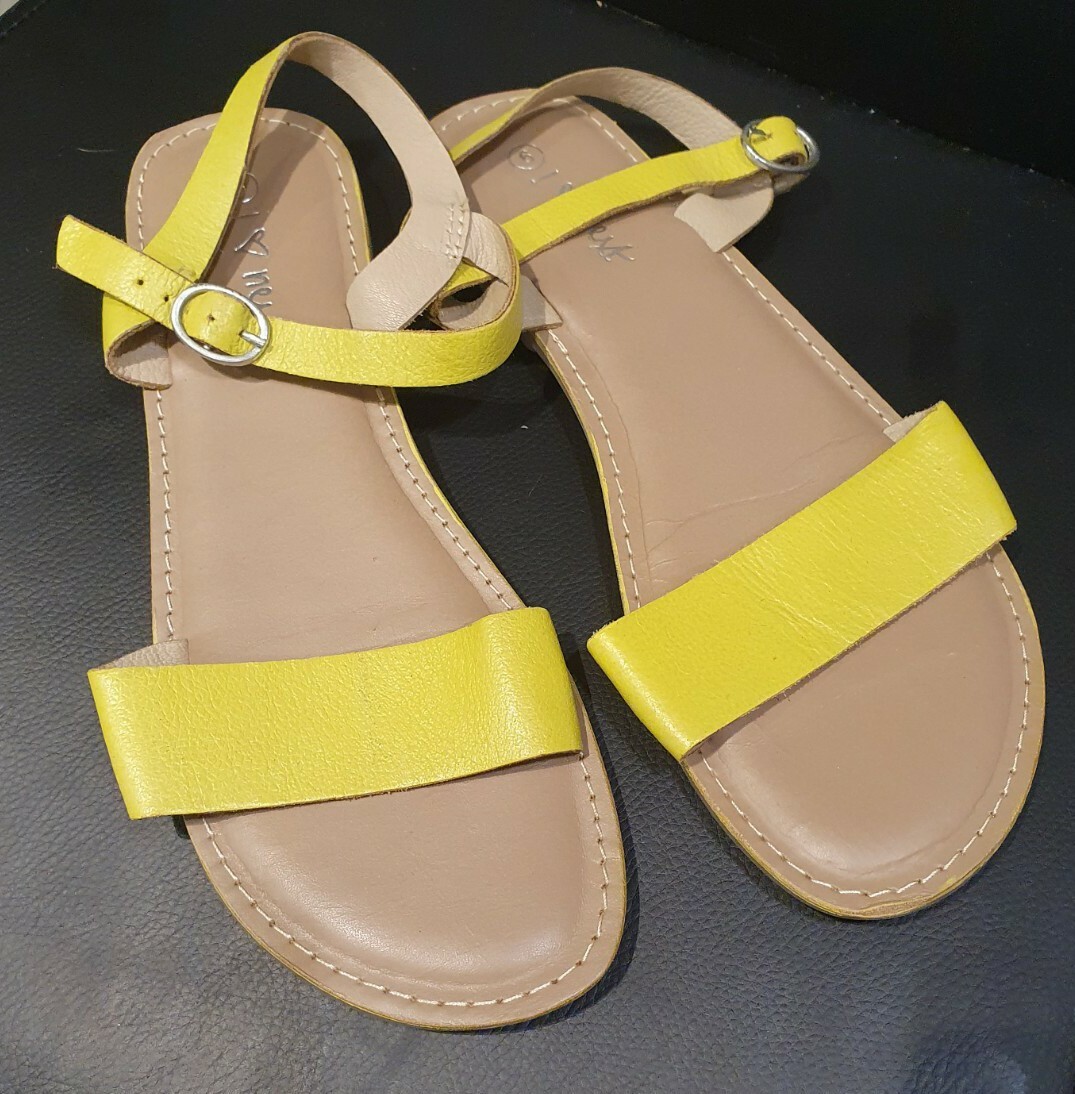 Flat Sandals Marks And Spencer Yellow Sandals Next Girls Yellow