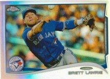 2014 TOPPS CHROME #219 BRETT LAWRIE REFRACTOR