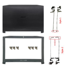 For Acer Nitro 5 AN515-51 53 41 42 Laptop case Black LCD Back Cover Bezel Hinges