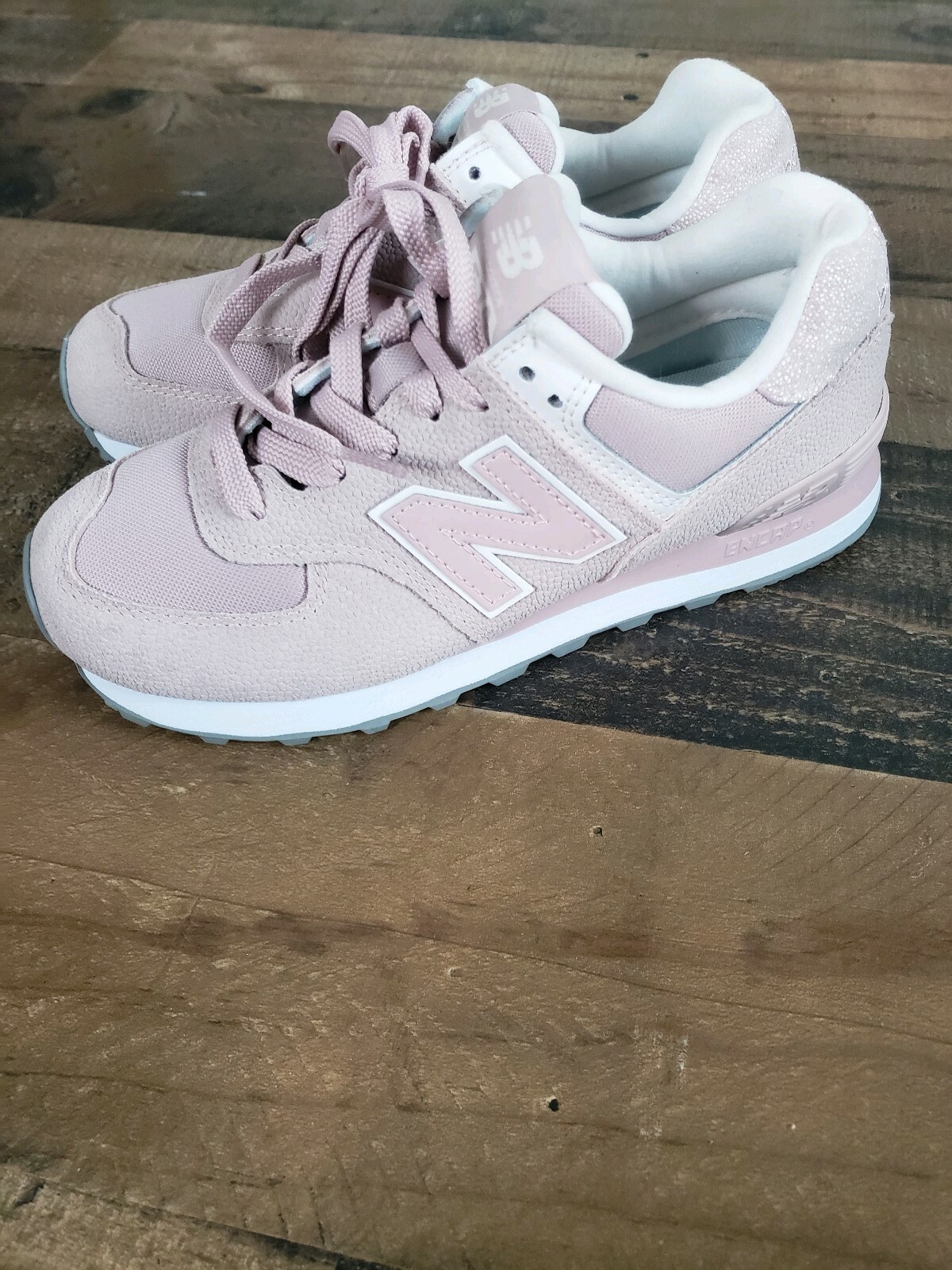 new balance 574 faded rose