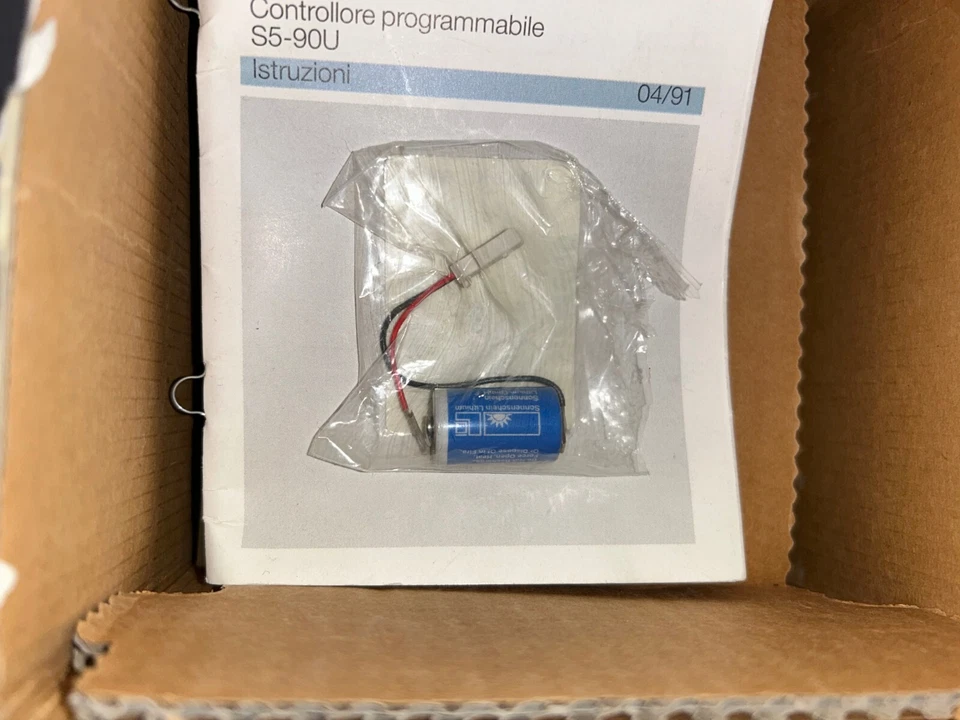 PLC S5 Siemens 6ES5090-8MA51 - NUOVO - Confezione aperta per prova didattica - Immagine 4 di 4