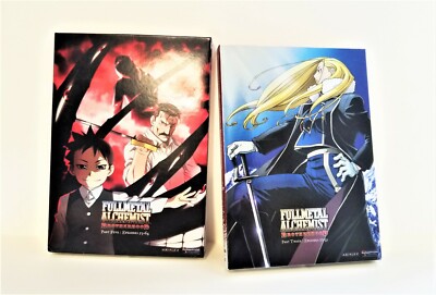 Full Metal Alchemist Brotherhood Parts 3 & 5 DVD Box Sets