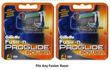 8 2*4 GILLETTE Proglide Power Razor Blades Cartridge Shaver FUSION Fits Flexball