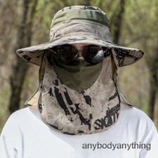 Wide Brim Sun Hat UV Protection Bucket Cap Men Hiking Camping Fishing Safari Hat