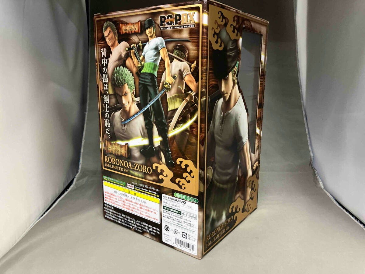 美品 P.O.P DX ロロノア・ゾロ 10th LIMITED Ver. MegaHouse One Piece Portrait of Pirates Limited Edition