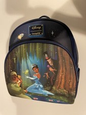 Mini Mochila Iluminada Escena Bayou Loungefly Disney Princesa Tiana Y La Rana