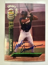 1994 Signature Rookies Draft Picks Signatures #73 Gordon Amerson RC Auto SP