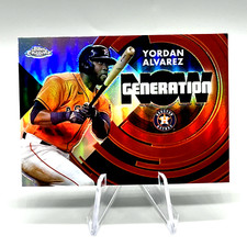 Yordan Alvarez 2022 Topps Chrome Update Generation Now Refractor #GNC-