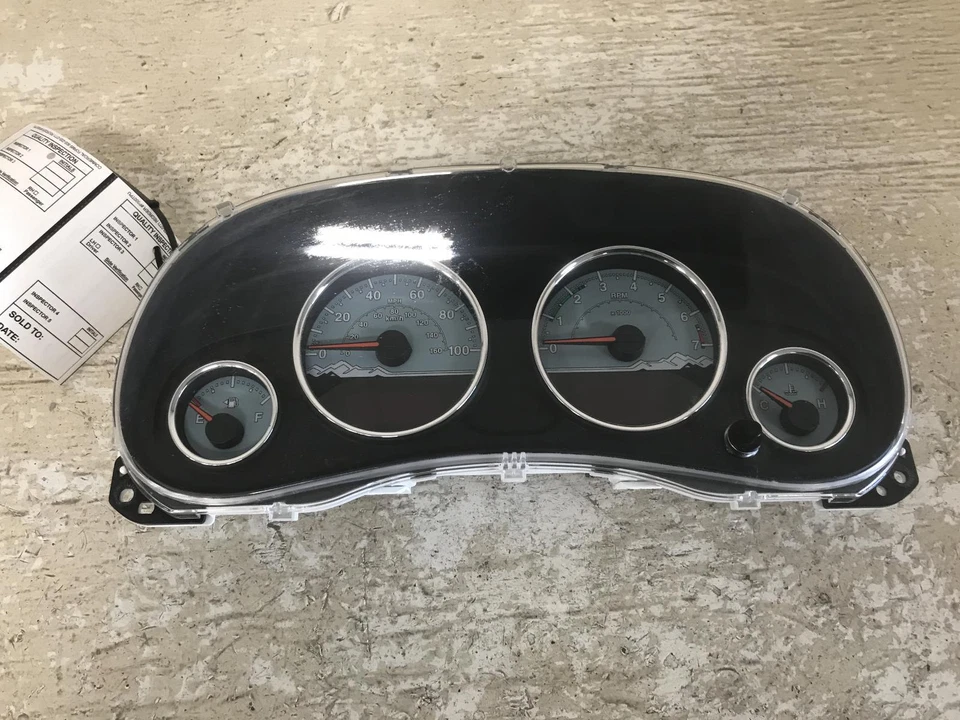 Used Speedometer Gauge fits: 2014 Jeep Wrangler cluster Sahara Polar package 100 - Image 3 of 4