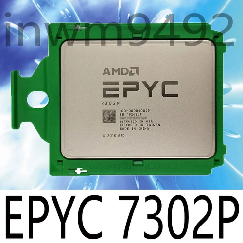 AMD EPYC 7302P16 cores 32 threads 3.0GHz 155W  cpu processor