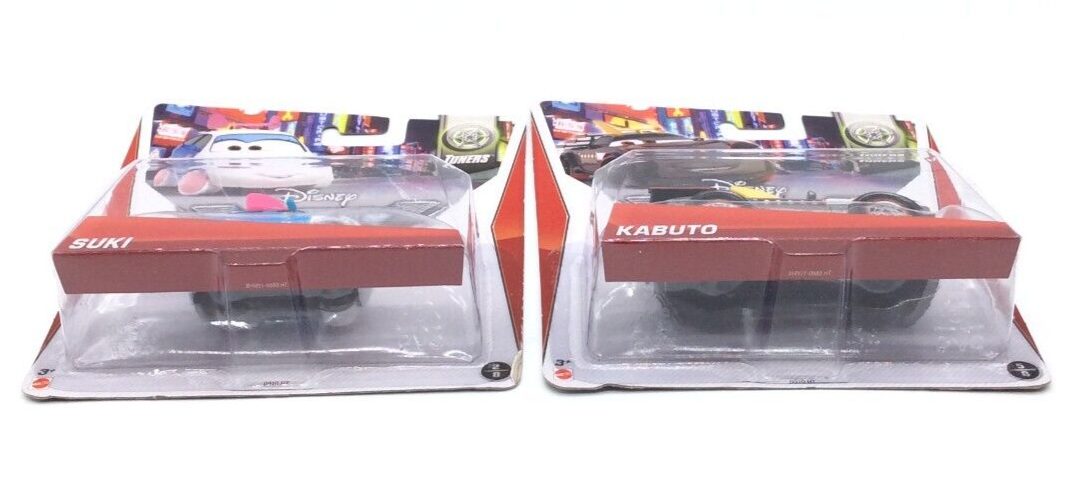 Disney CARS 'TUNERS': BOOST, DJ, SUKI, KABUTO, HARUMI & SNOT ROD