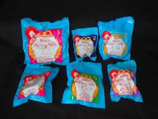 Lot of 6 Little Mermaid 1996 McDonald's Happy Meal Toys Sealed Full Set New Vtg