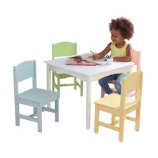 nantucket kids 4 piece table and chair set