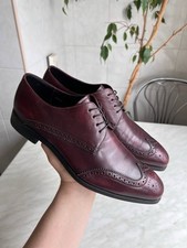 PRADA Brogue Oxfords Vintage Luxury Grunge Archive 00s Leather Brown Burgundy