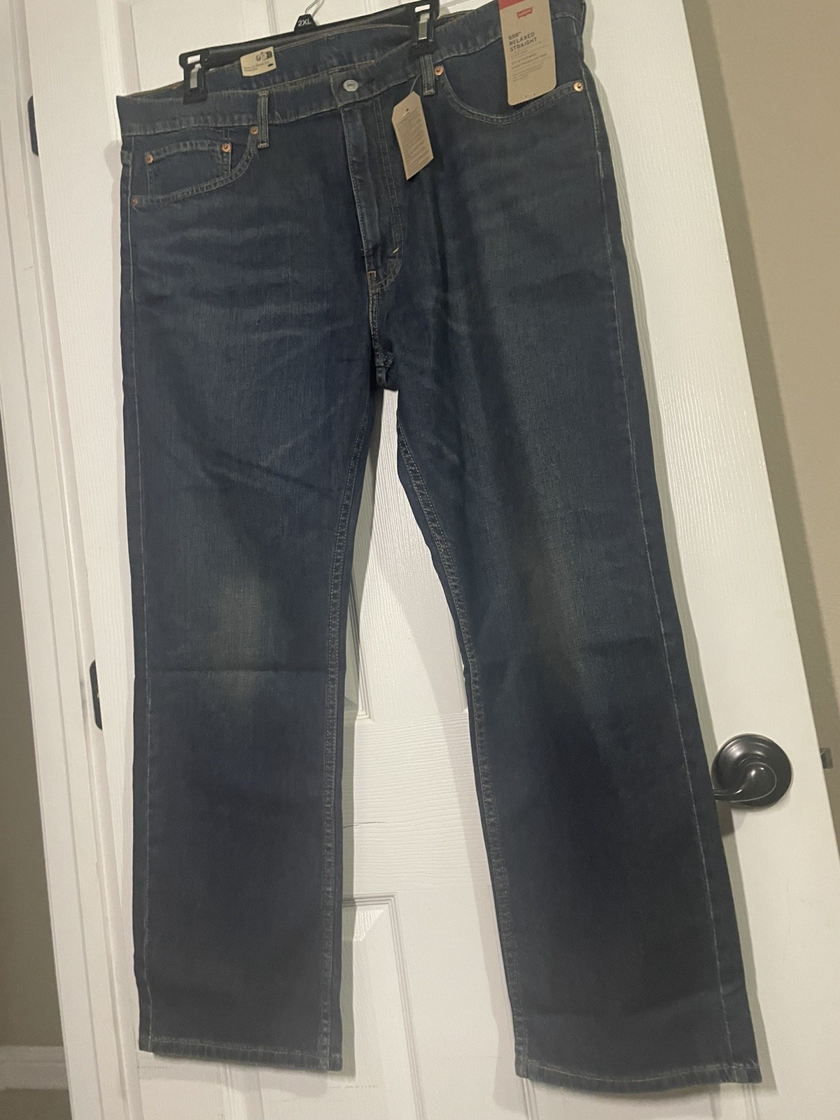 Levi's Mens 559 Relaxed Straight Blue Jeans, Size 40W X 30L Low Stretch NWT