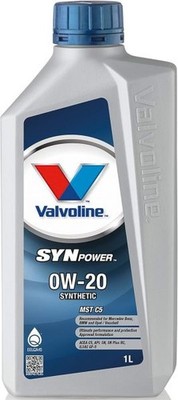 Für VALVOLINE SYNPOWER MST C5 0W20 1L Engine Oil 0W20 1l SYNPOWER 907861 Engine