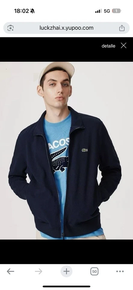 Sweater Lacoste Jersey New Collection Elegant - Imagen 4 de 4