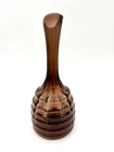 Vintage Blenko Glass 64E Chestnut Beehive Bud Vase MCM 1965 Only HTF Color