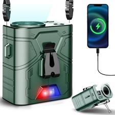 20000mAh Portable waist fan Clip on Belt Shirt Body Rechargeable Battery 5 Speed