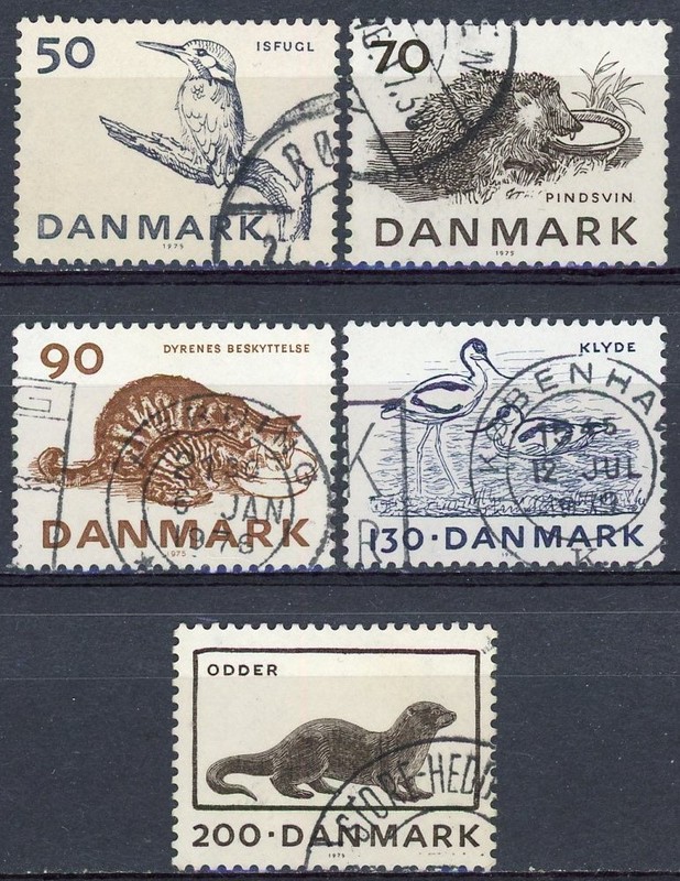 sm0183 Denmark - Sc#580-84 Used - Final Closeout